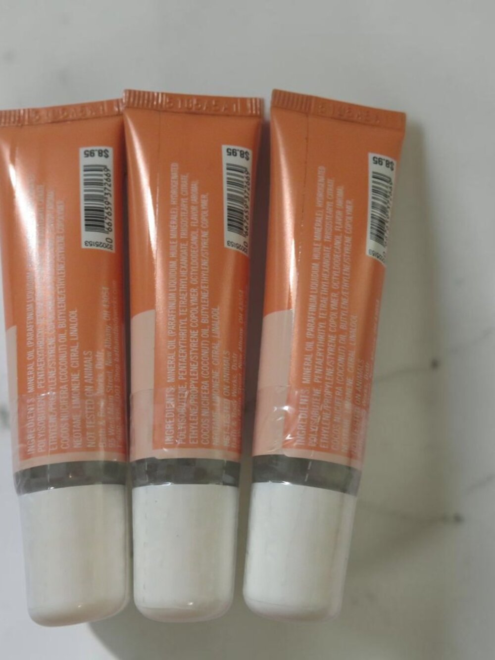 Bath & Body Works - Set of 3 ORANGE CREAMSICLE Lip Glosses, NWT - Picture 2 of 2